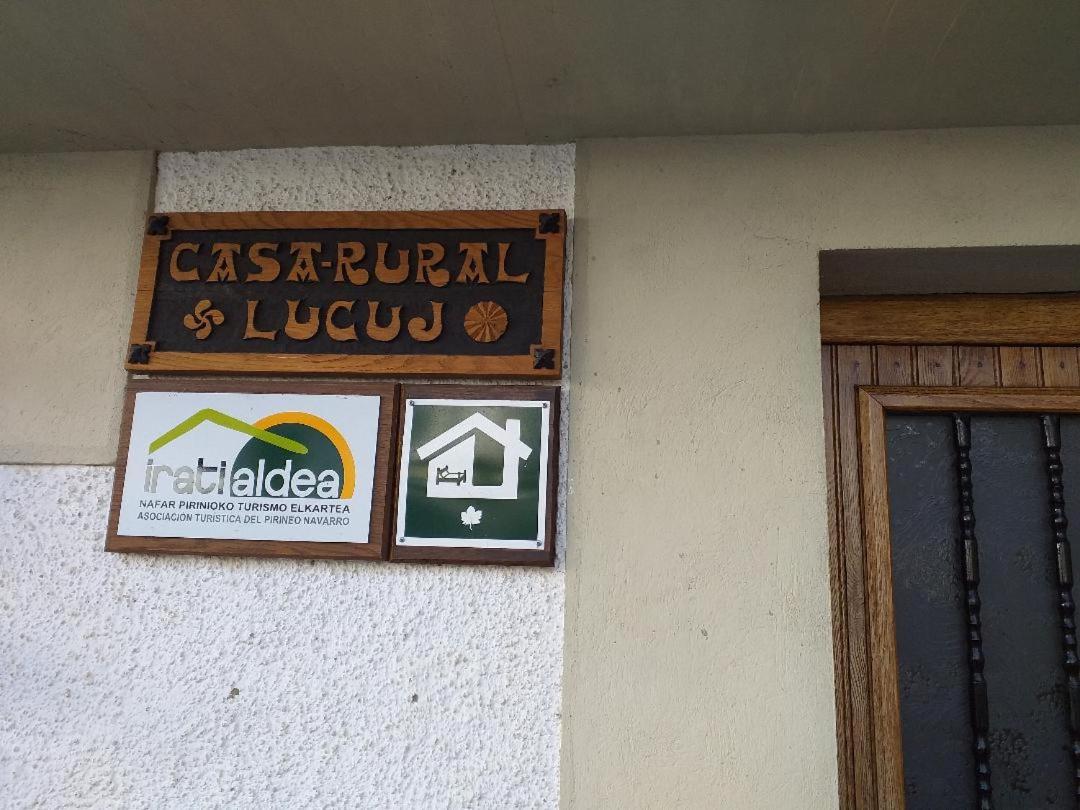 Jaurrieta Casa Rural Lucuj מראה חיצוני תמונה